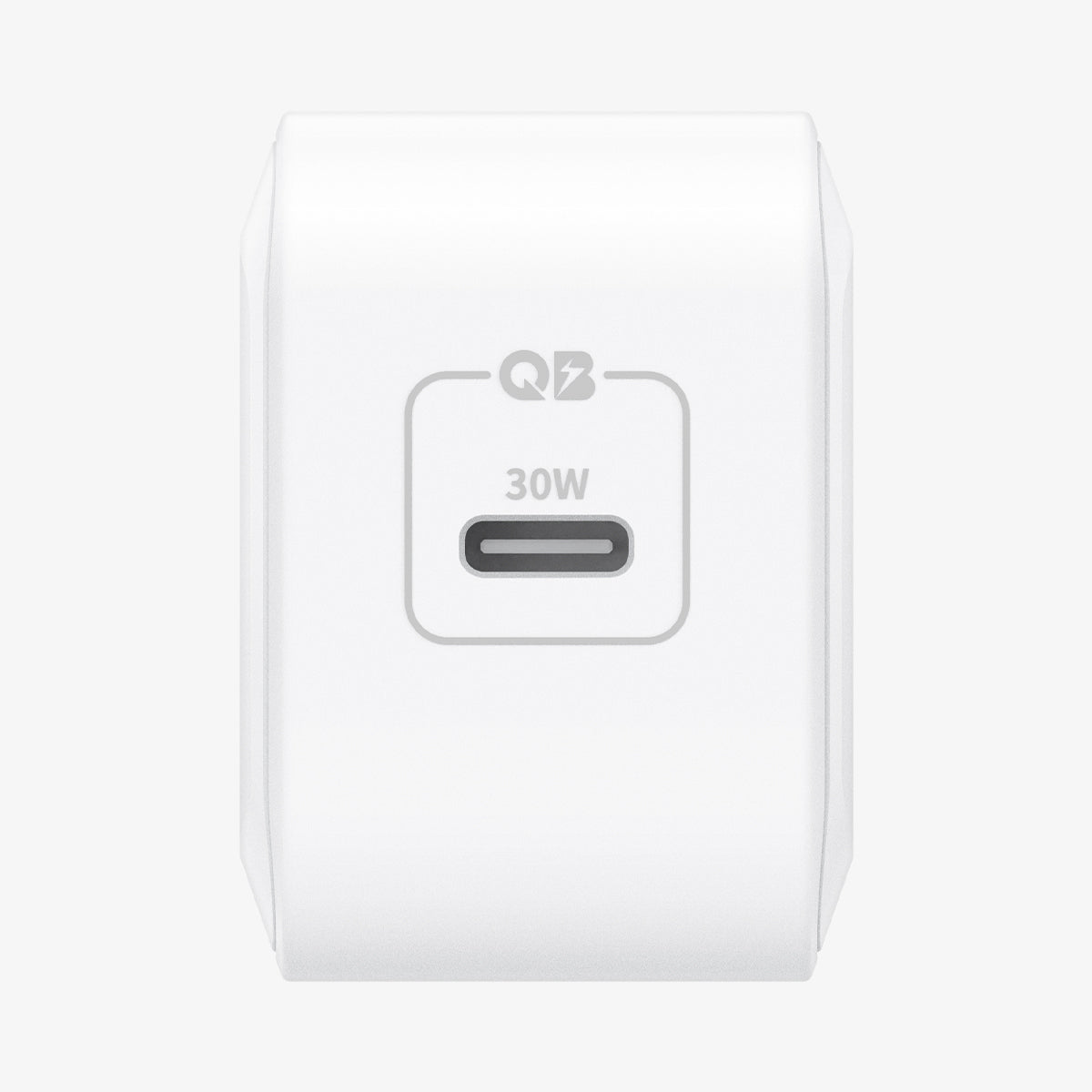 ACH02075 - ArcStation™ Pro 30W Wall Charger PE2008 in white showing the front with port
