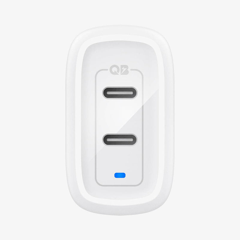ACH02595 - ArcStation™ Pro 40W Wall Charger PE2013 in white showing the front with ports