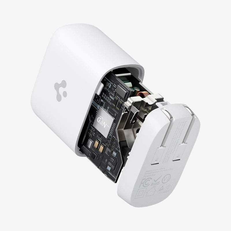 ACH02587 - ArcStation™ Pro 45W Wall Charger PE2015 in white showing the inside chip technology