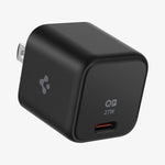 ACH05606 - ArcStation™ Pro 27W Wall Charger PE2103 in black showing the front, side and top
