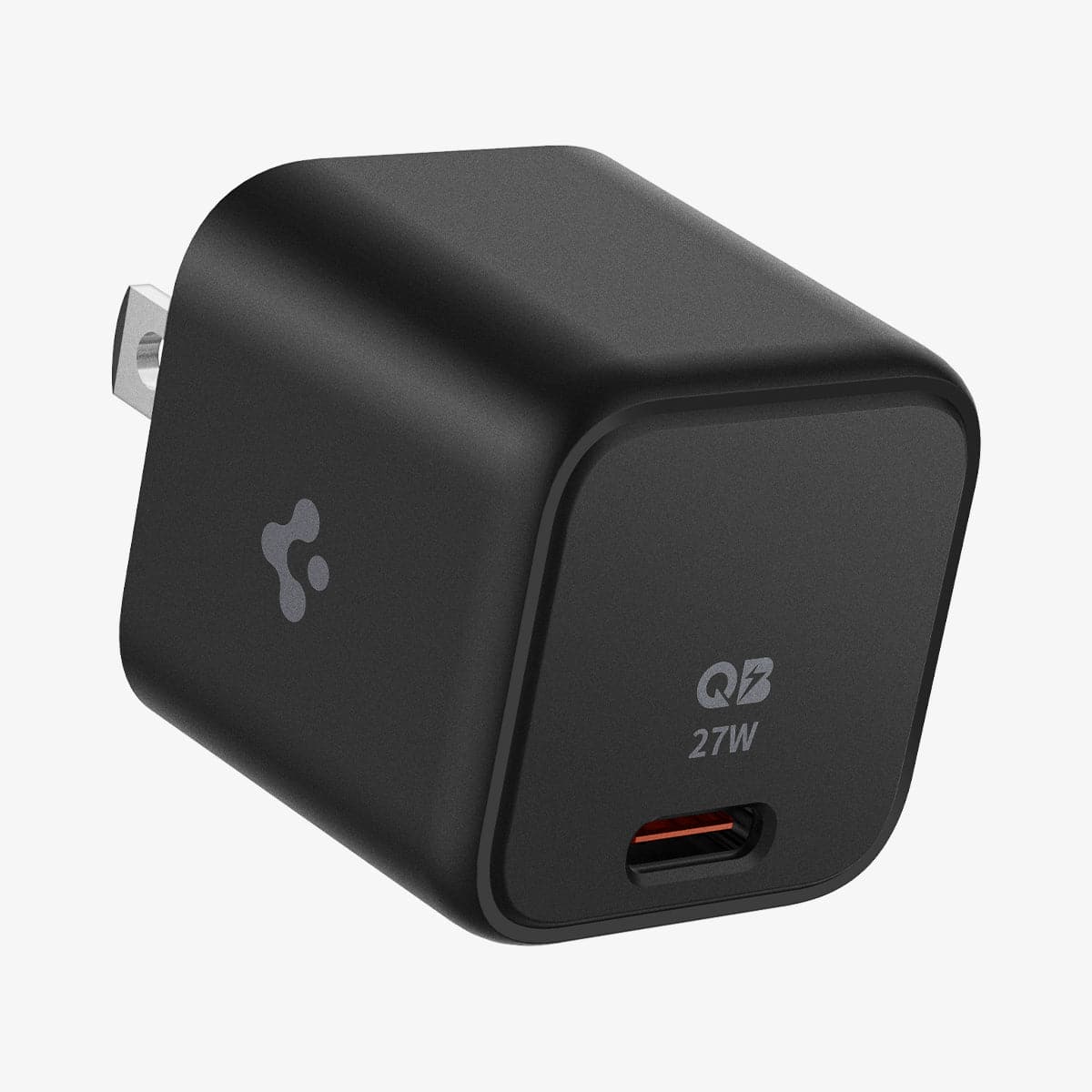 ACH05606 - ArcStation™ Pro 27W Wall Charger PE2103 in black showing the front, side and top