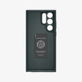 ACS04517 - Galaxy S22 Ultra 5G Case Thin Fit in abyss green showing the inside of case