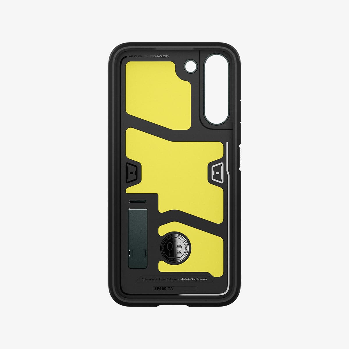 ACS04522 - Galaxy S22 Plus 5G Case Tough Armor in abyss green showing the inside of case