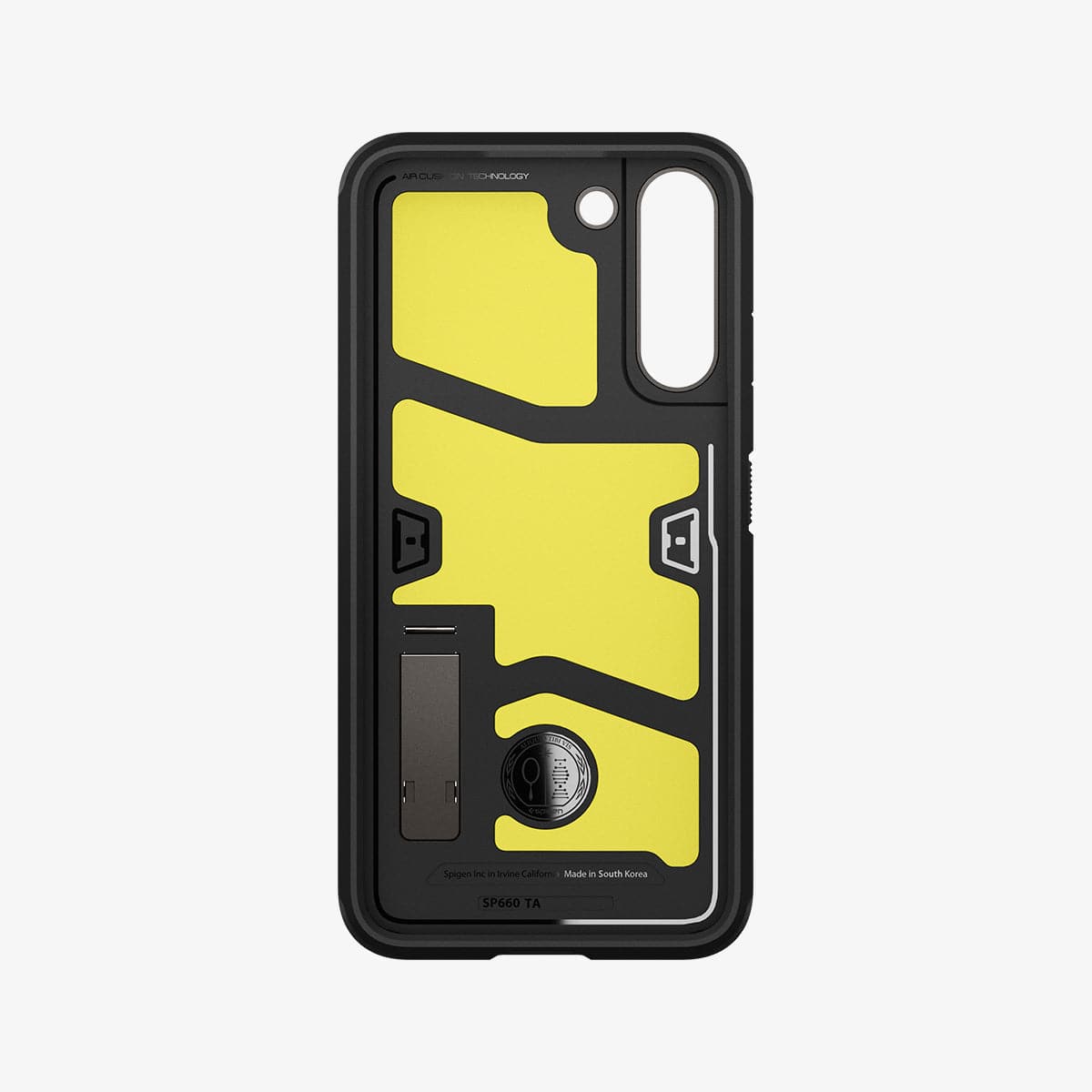 ACS03959 - Galaxy S22 Plus 5G Case Tough Armor in gunmetal showing the inside of case