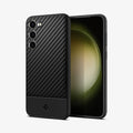 ACS05691 - Galaxy S23 Plus Case Core Armor in matte black showing the back and front