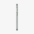ACS05662 - Galaxy S23 Plus Case Liquid Crystal in crystal clear showing the side with volume controls