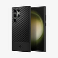 ACS05643 - Galaxy S23 Ultra Case Core Armor in matte black showing the back and front