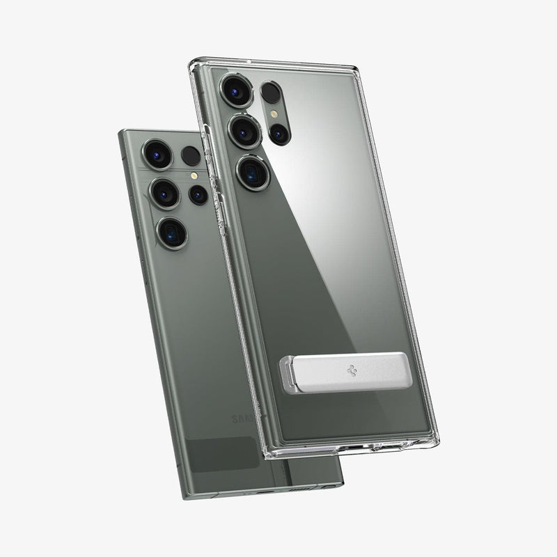 Spigen Ultra Hybrid Designed for Galaxy S23 Ultra Case (2023) - Crystal  Clear