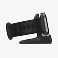 SGP11584 - Apple Watch Night Stand S350 in black showing the side with watch on stand