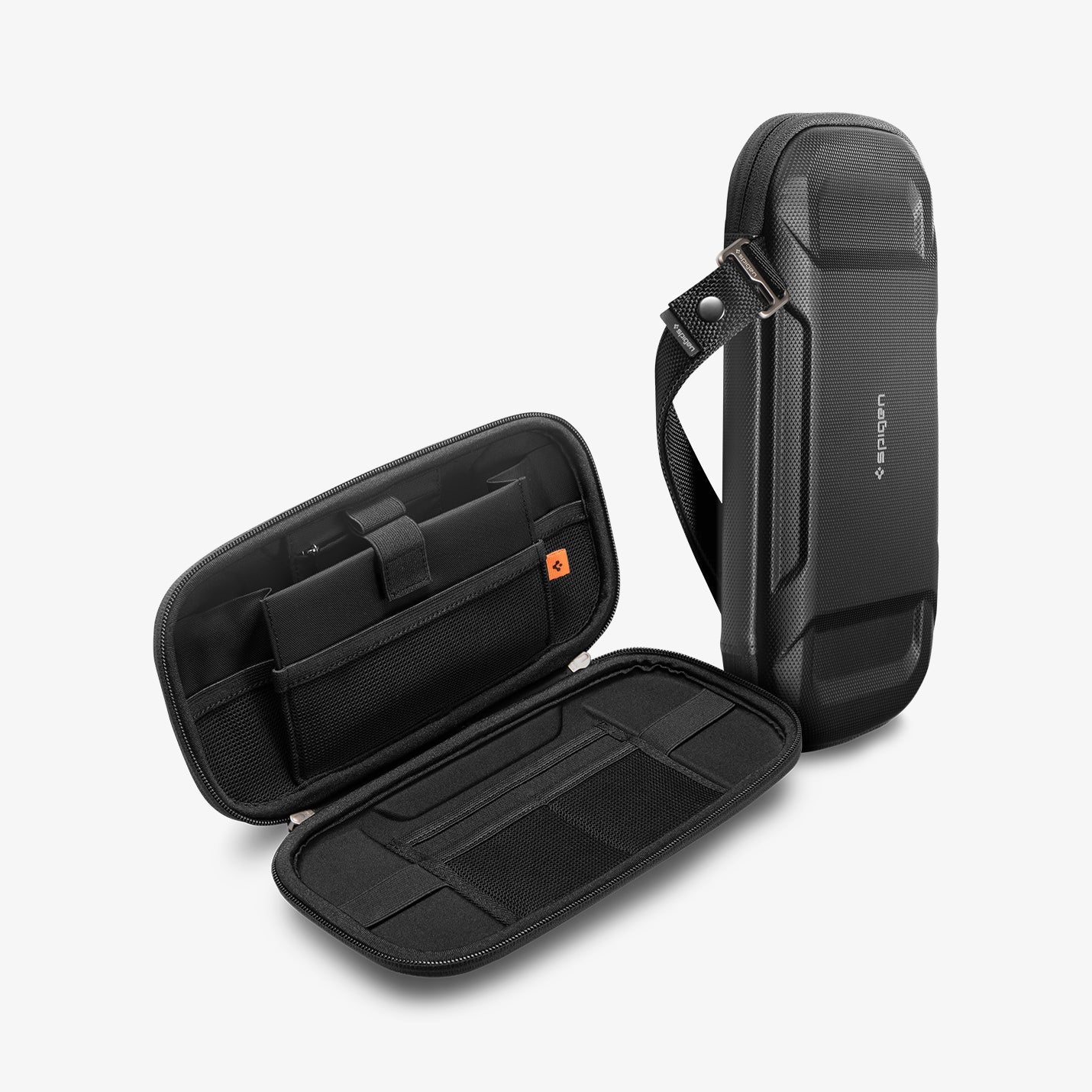 Borsa Organizer Spigen Rugged Armor Pro - Per Cavi E Accessori, Nero - Foto 7