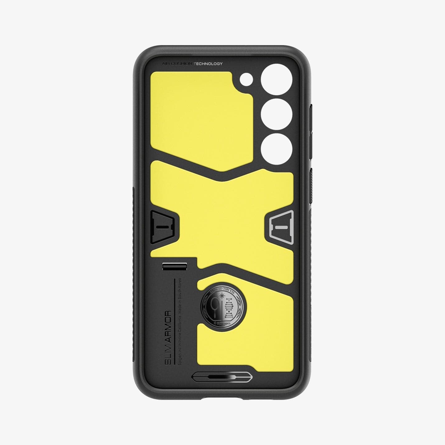 ACS05689 - Galaxy S23 Plus Case Slim Armor in black showing the inside of case
