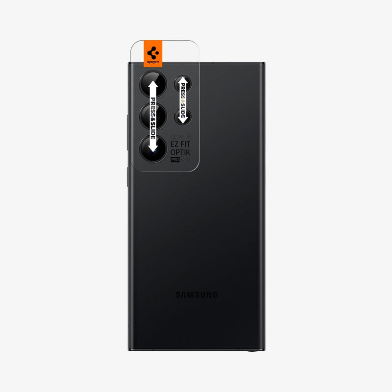Spigen Samsung Galaxy S24 Ultra EZ Fit Optik Pro Lens Protector (2-pack)
