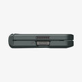 ACS06212 - Galaxy Z Fold 5 Case Slim Armor Pro in abyss green showing the bottom with device folded
