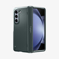 ACS06212 - Galaxy Z Fold 5 Case Slim Armor Pro in abyss green showing the back, hinge and front