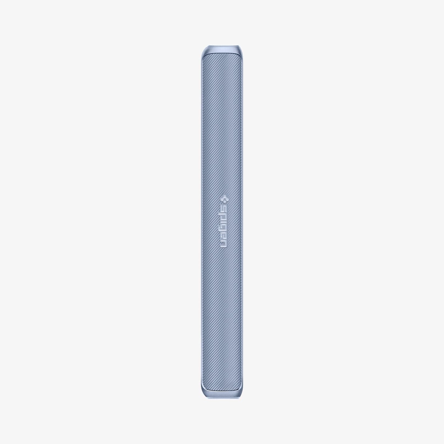 ACS06869 - Galaxy Z Fold 5 Case Slim Armor Pro in sierra blue showing the hinge