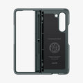 ACS06215 - Galaxy Z Fold 5 Case Tough Armor Pro P in abyss green showing the inside of case