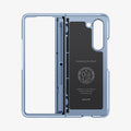 ACS06870 - Galaxy Z Fold 5 Case Tough Armor Pro P in sierra blue showing the inside of case