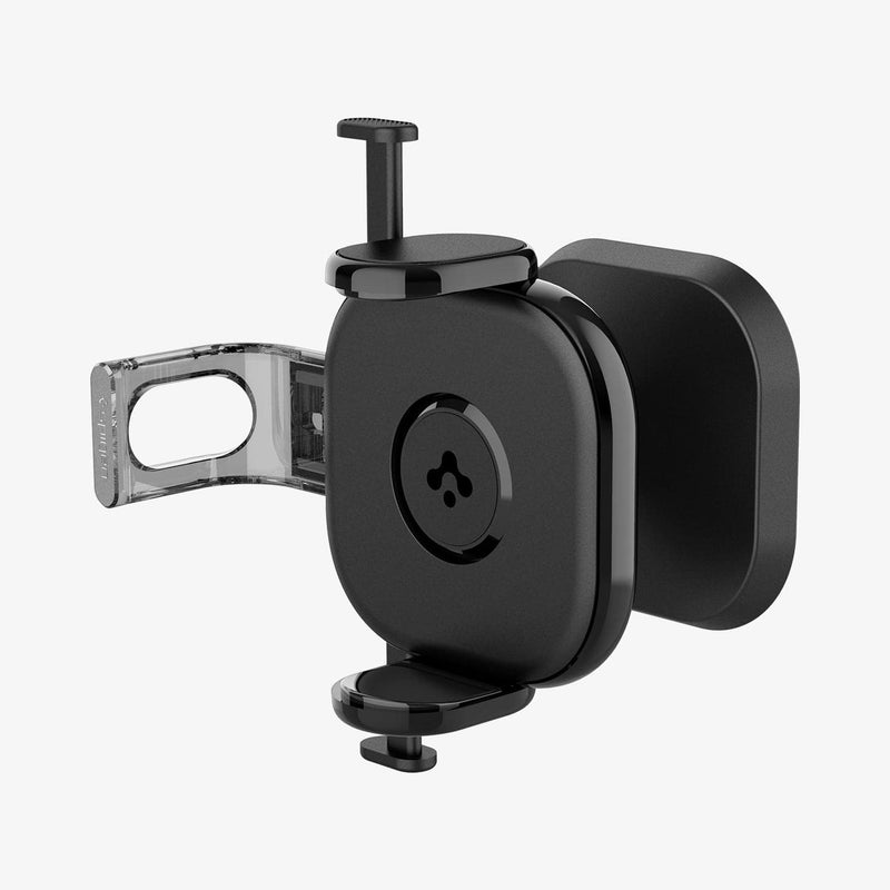 ACP05497 - Spigen OneTap UniFit Designed for Hyundai IONIQ 5 Car Mount showing the front and side with mount turned sideways