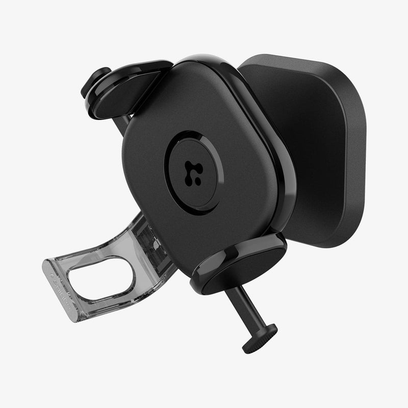ACP05497 - Spigen OneTap UniFit Designed for Hyundai IONIQ 5 Car Mount showing the front and side with mount turned slightly to the side