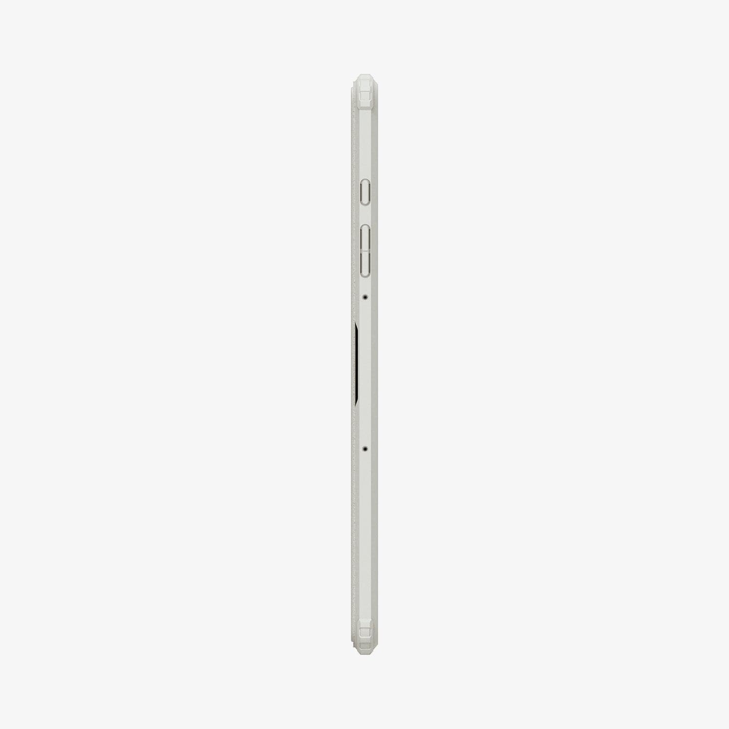 ACS06838 - Galaxy Tab S9 Case Ultra Hybrid Pro in gray showing the side with volume controls