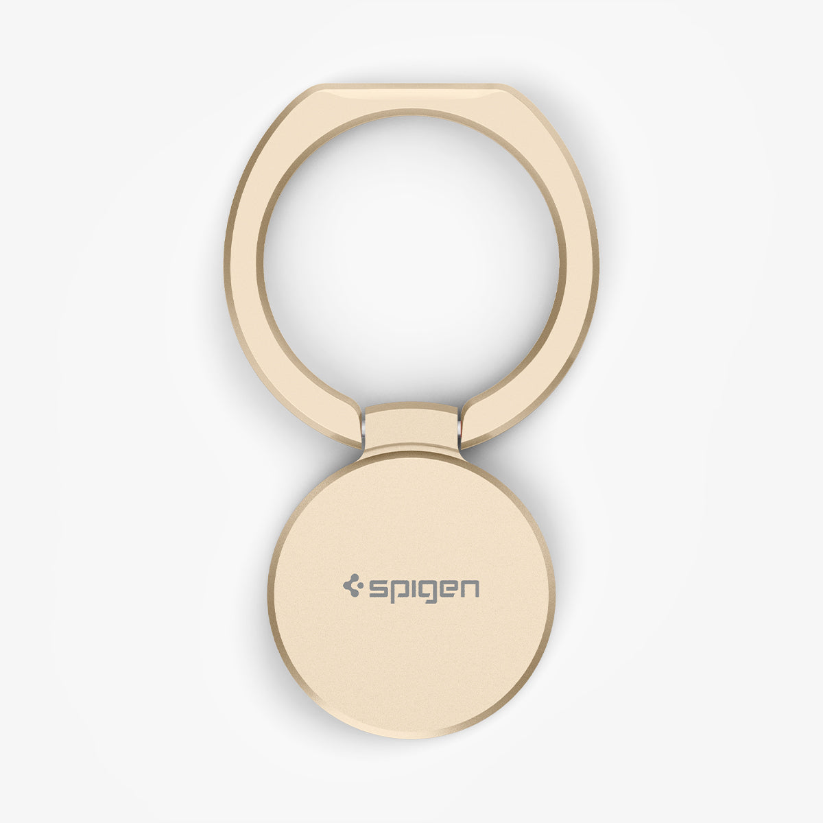 000SR24437 - Style Ring 360 in champagne gold showing the ring laid out flat