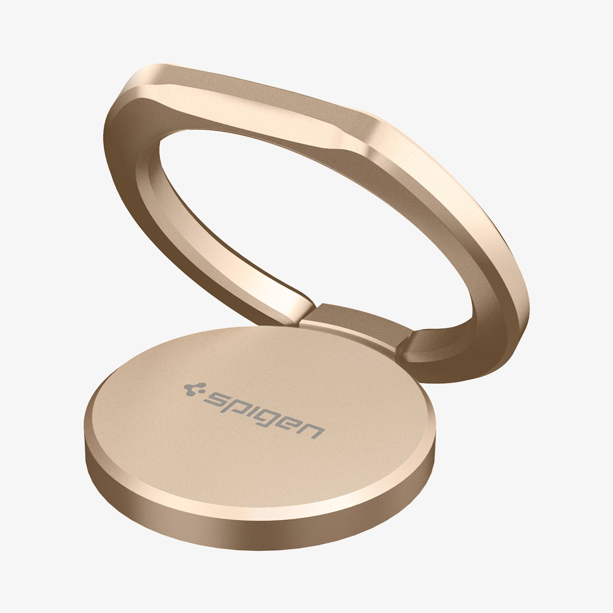 000SR24437 - Style Ring 360 in champagne gold showing the ring laid and sticking out