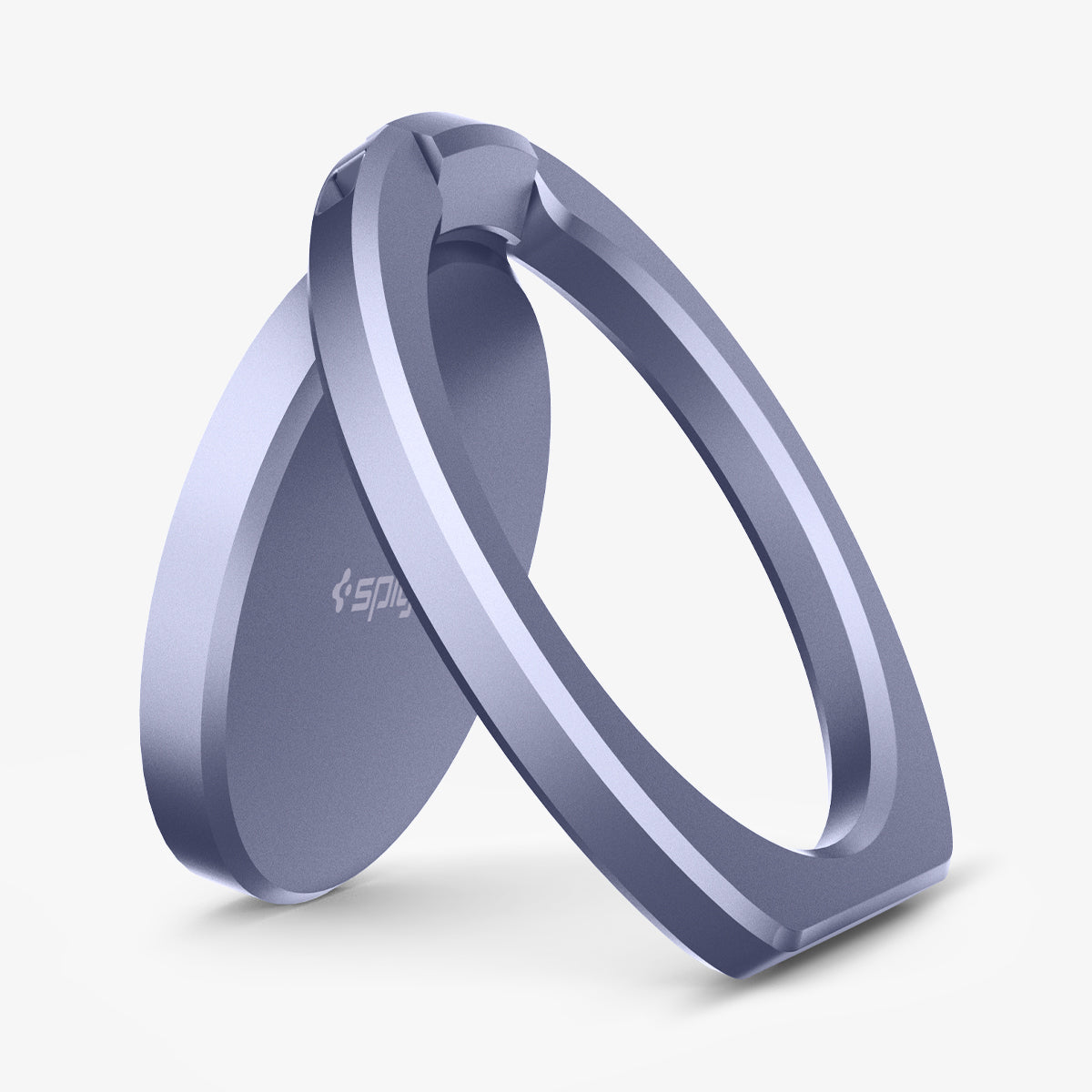 000SR24435 - Style Ring 360 in orchid gray showing the front and side with ring propped up