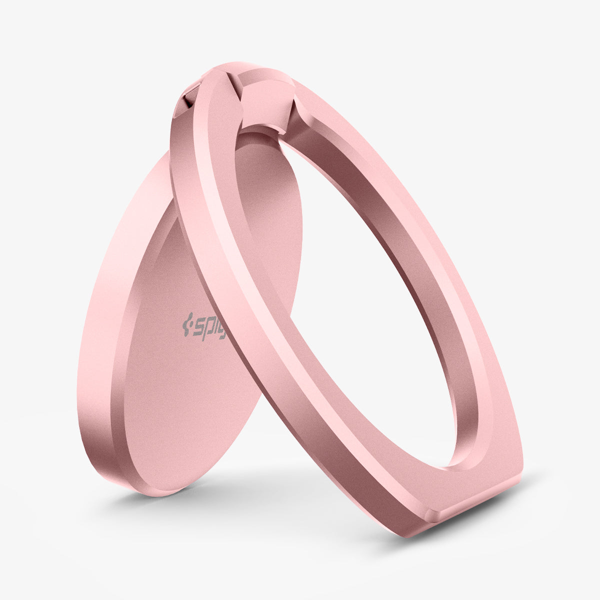 000SR24436 - Style Ring 360 in rose gold showing the front and side propped up