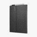 J06CS25185 - Surface Go 3 Case Stand Folio in charcoal gray showing the front and side