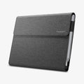 J06CS25185 - Surface Go 3 Case Stand Folio in charcoal gray showing the front and partial side