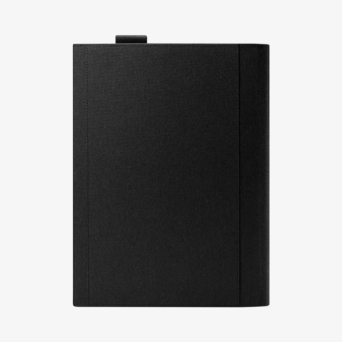 ACS01002 - Microsoft Surface Pro X Case Stand Folio in black showing the back