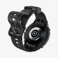 ACS06492 - Watch 6 Classic (43mm) Rugged Armor Pro in Black showing the back and inside of band