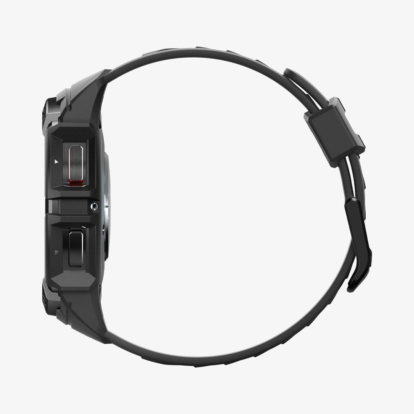ACS06492 - Watch 6 Classic (43mm) Rugged Armor Pro in Black showing the side
