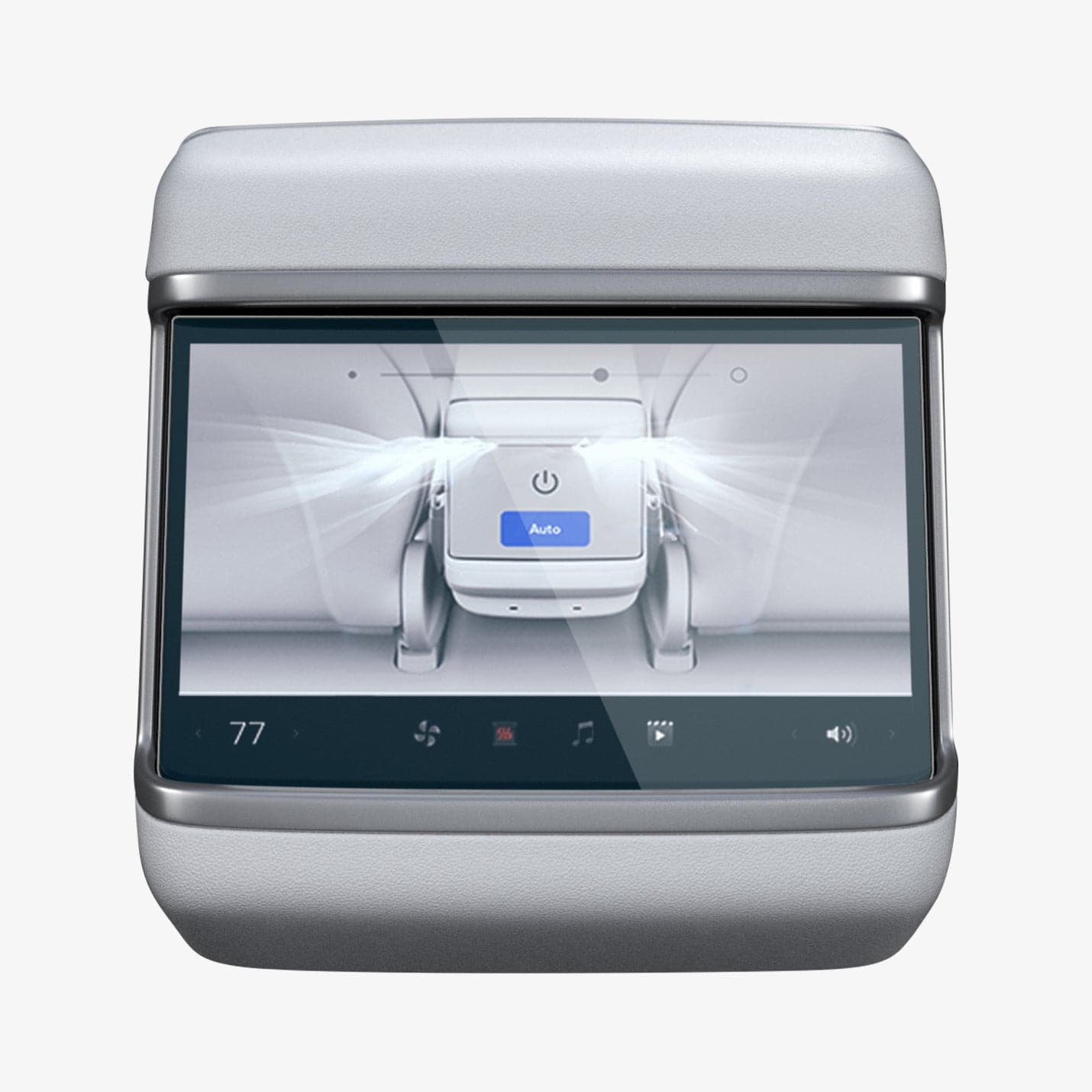 AGL07093 - Tesla Model S / X (2023) Screen Protector tR Slim Anti-Glare Rear showing the front