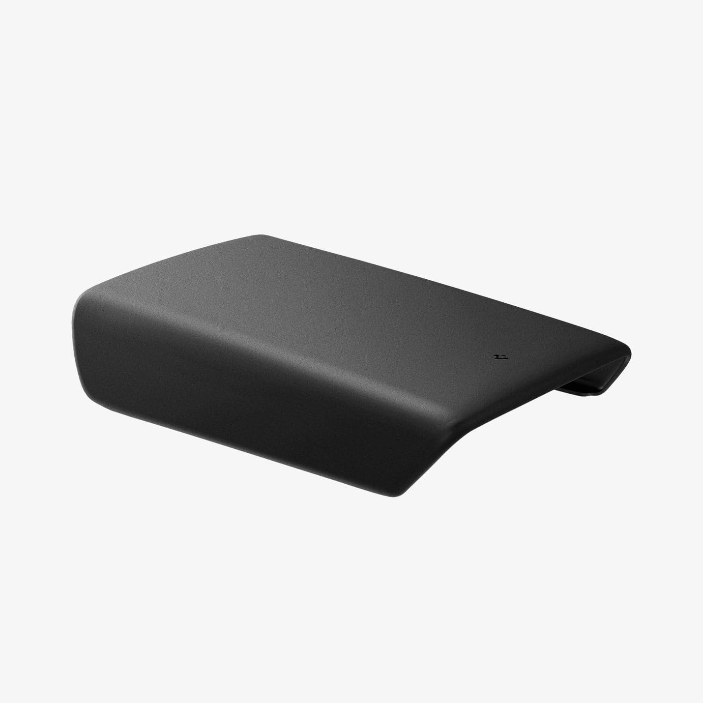 ACP06042 - Tesla Model 3 & Y Armrest Cover in black showing the top and side