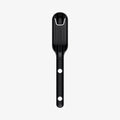 ACP06041 - Tesla Model Y Backseat Seatbelt Guide in black showing the bottom