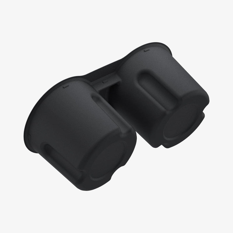 ACP04507 - TO210 Tesla Model 3 & Y Cup Holder Insert in black showing the side and bottom