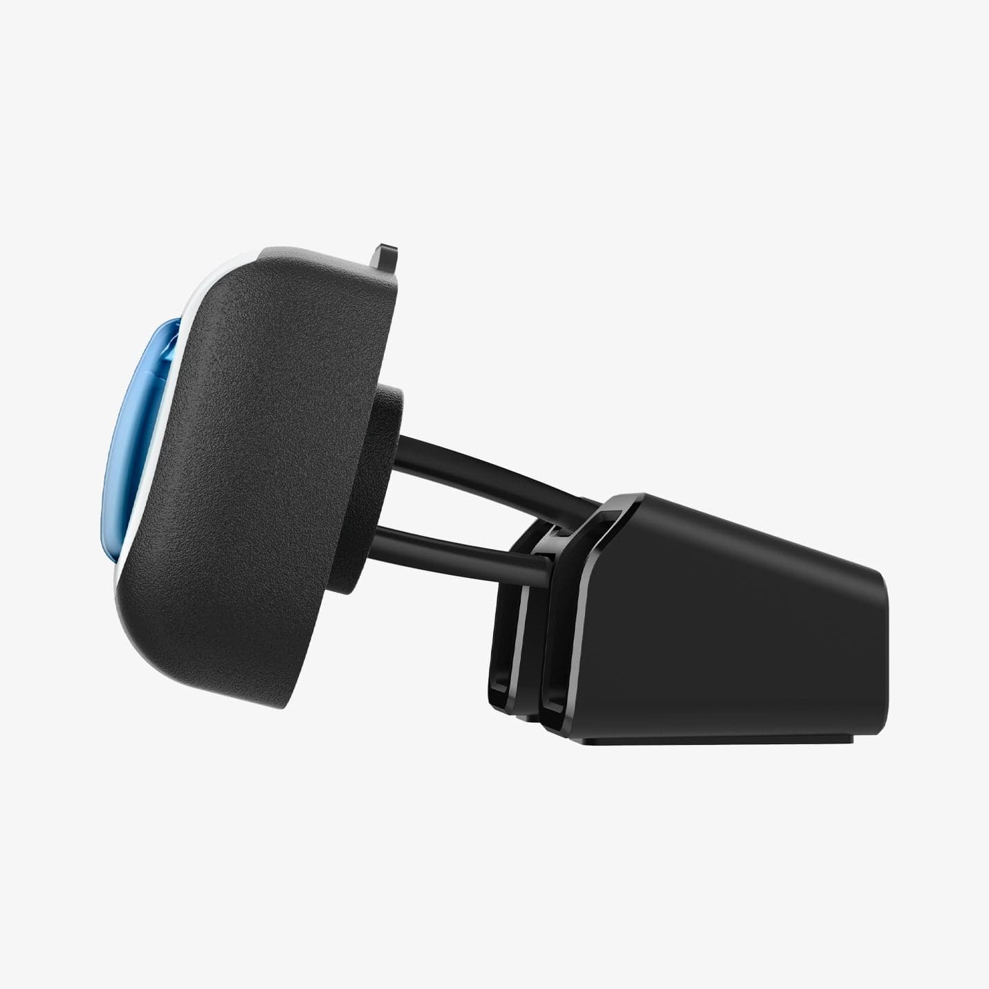 ACP05265 - Tesla Model 3 & Y Airfreshner Adapter in black showing the side with air freshener going into adapter