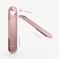 000EM21073 - U100 Universal Kickstand (Metal) in rose gold showing the multiple components of kickstand