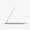 000EM20634 - U100 Universal Kickstand (Metal) in silver showing the side with kickstand extended out
