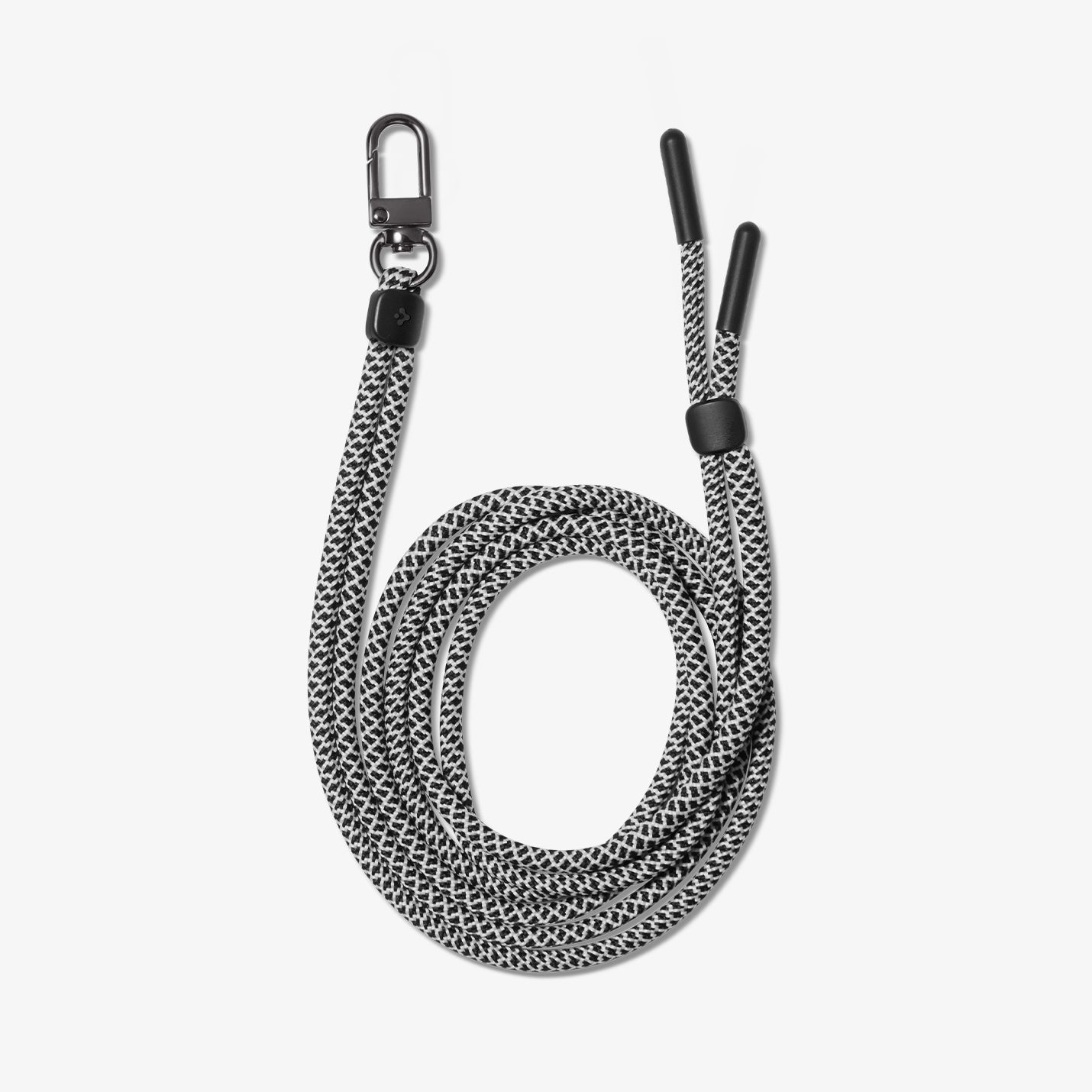 AFA03432 - Universal Crossbody Strap in black showing the strap organized