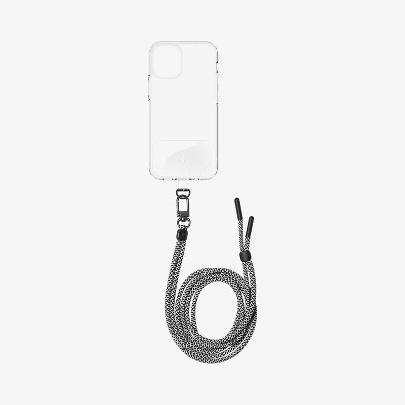 AFA03433 - Universal ConTag showing the contag attached to phone case with long strap