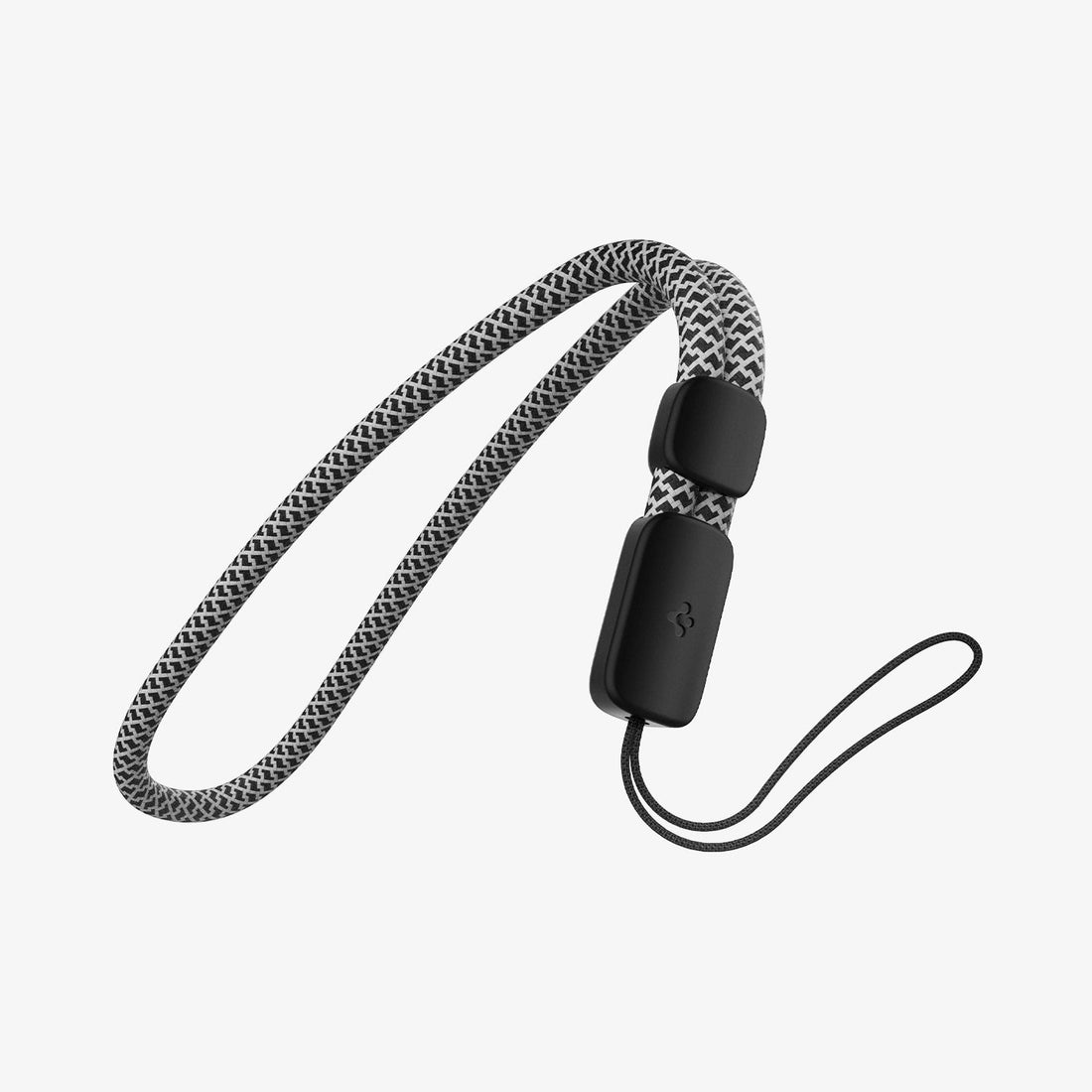 AFA03431 - Universal Wrist Strap in black showing the front and side