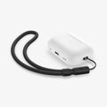 AFA05783 - Universal Wrist Strap in dark black showing the strap attached to airpods pro