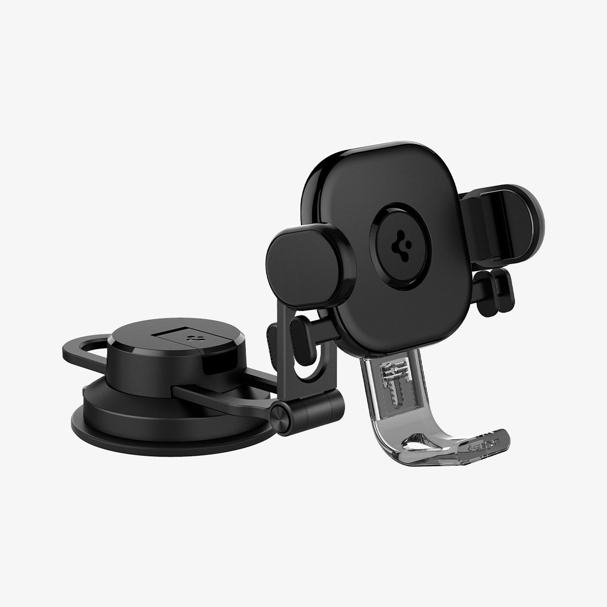 ACP05506 - UTS35 OneTap Universal Car Mount Dashboard showing the front and side