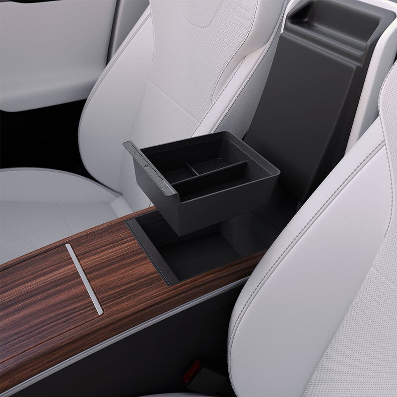 Tesla Model S X Center Console Organizer Tray Spigen