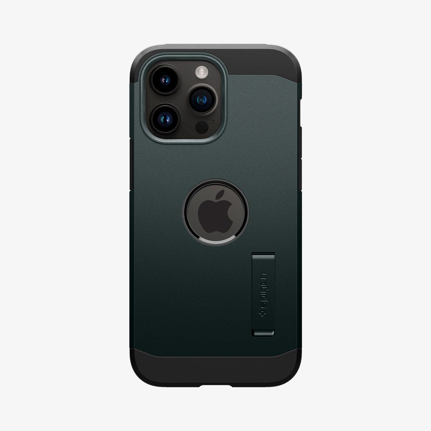 ACS04988 - iPhone 14 Pro Case Tough Armor (MagFit) in abyss green showing the back