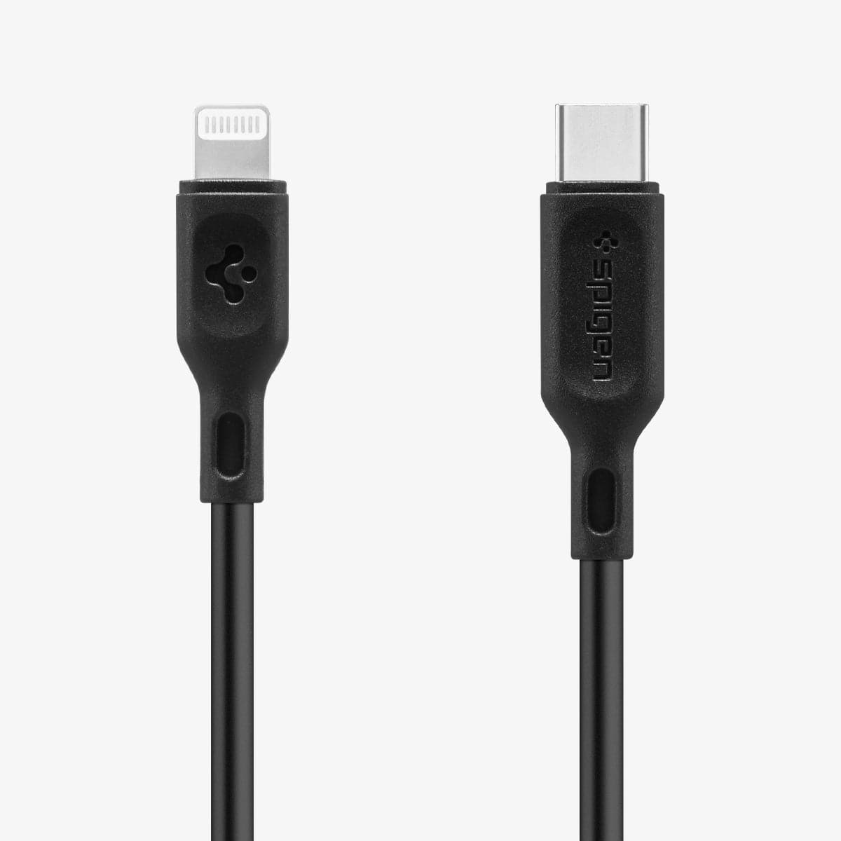 000CA27021 - DuraSync USB-C to Lightning Cable showing the USB-C output and lightning output