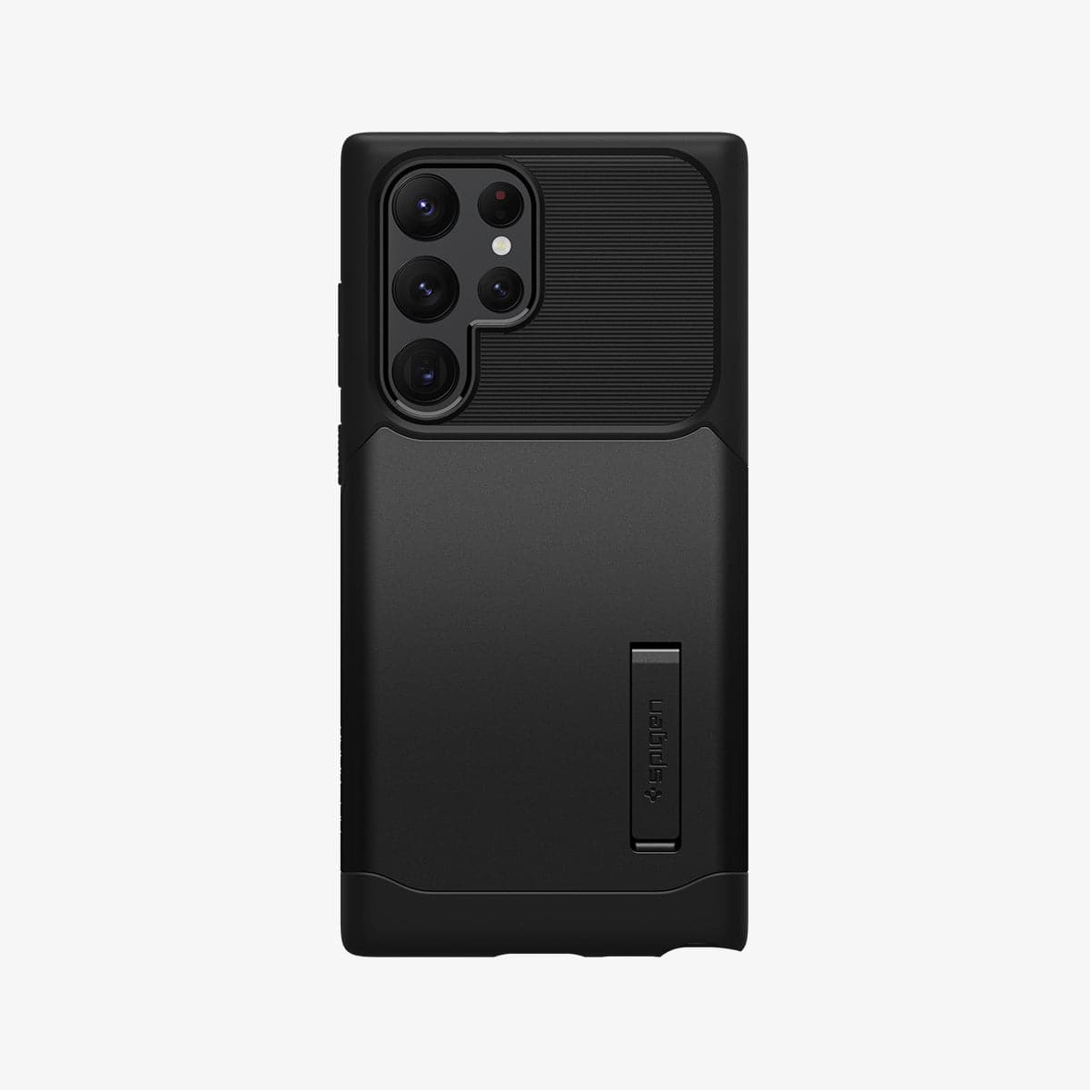ACS03943 - Galaxy S22 Ultra 5G Case Slim Armor in black showing the back