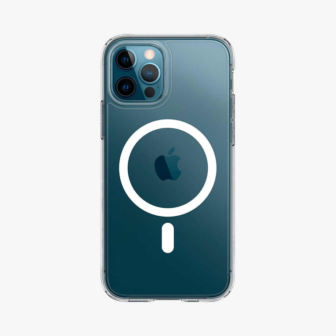 ACS02625 - iPhone 12 / iPhone 12 Pro Case Ultra Hybrid Mag Safe Compatible in white showing the back